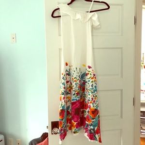 Girls long one shoulder dress,12-14
